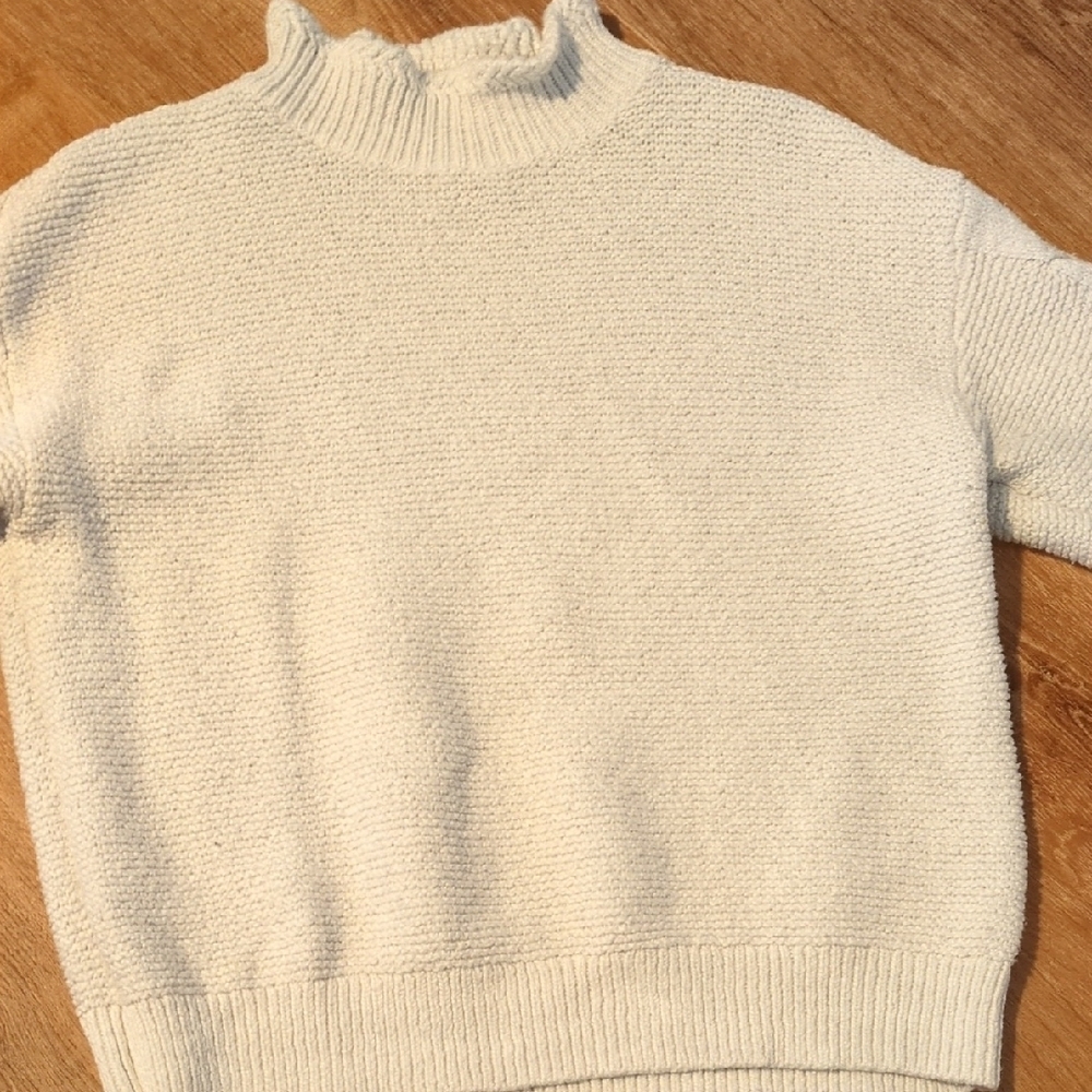J. Crew Cream Turtleneck Sweater - Picture 2 of 6